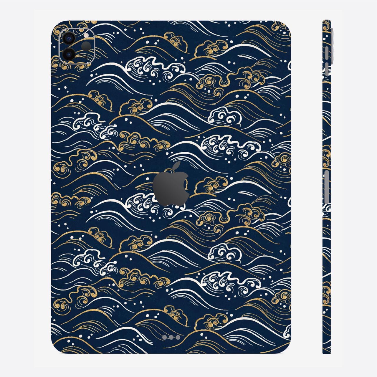 iPad wrap film - Clouds Vector Pattern 花海