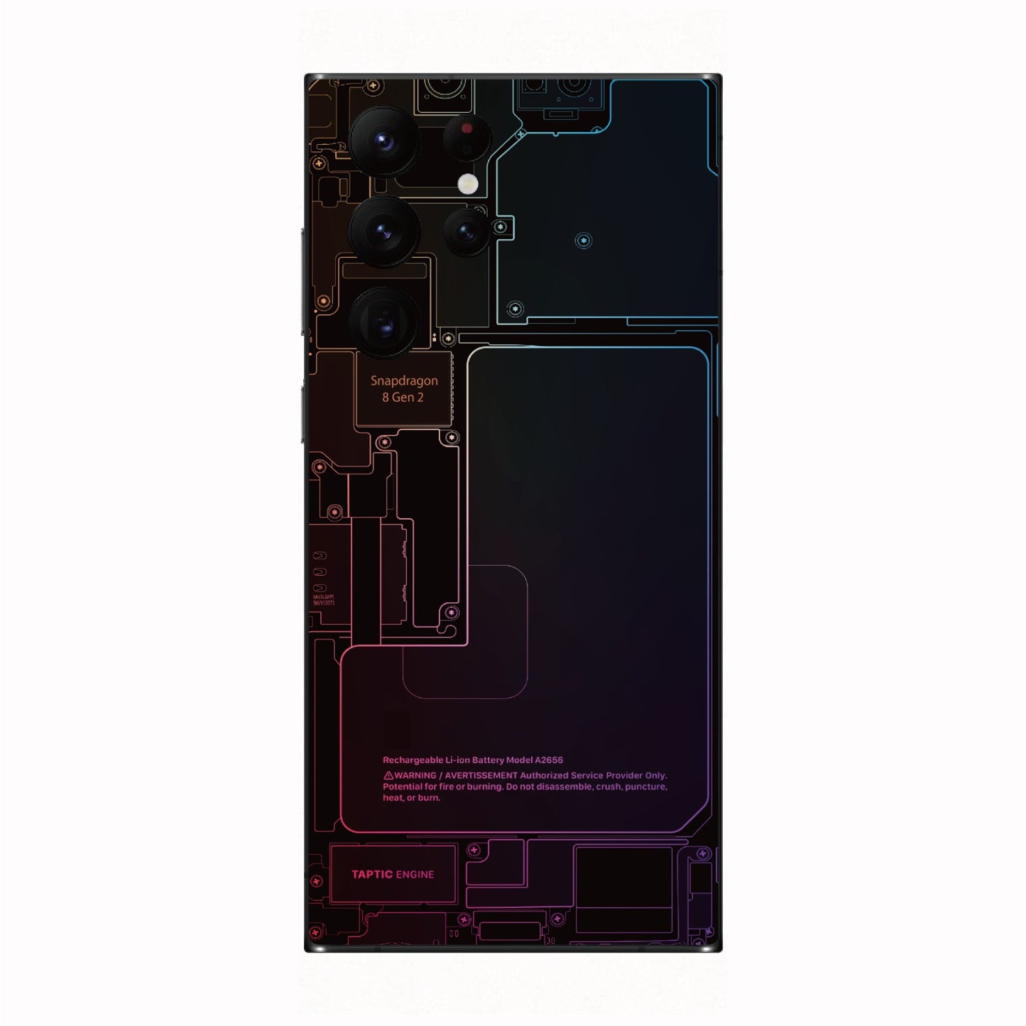 Samsung Back Protector - Circuit board vector 電路板矢量圖