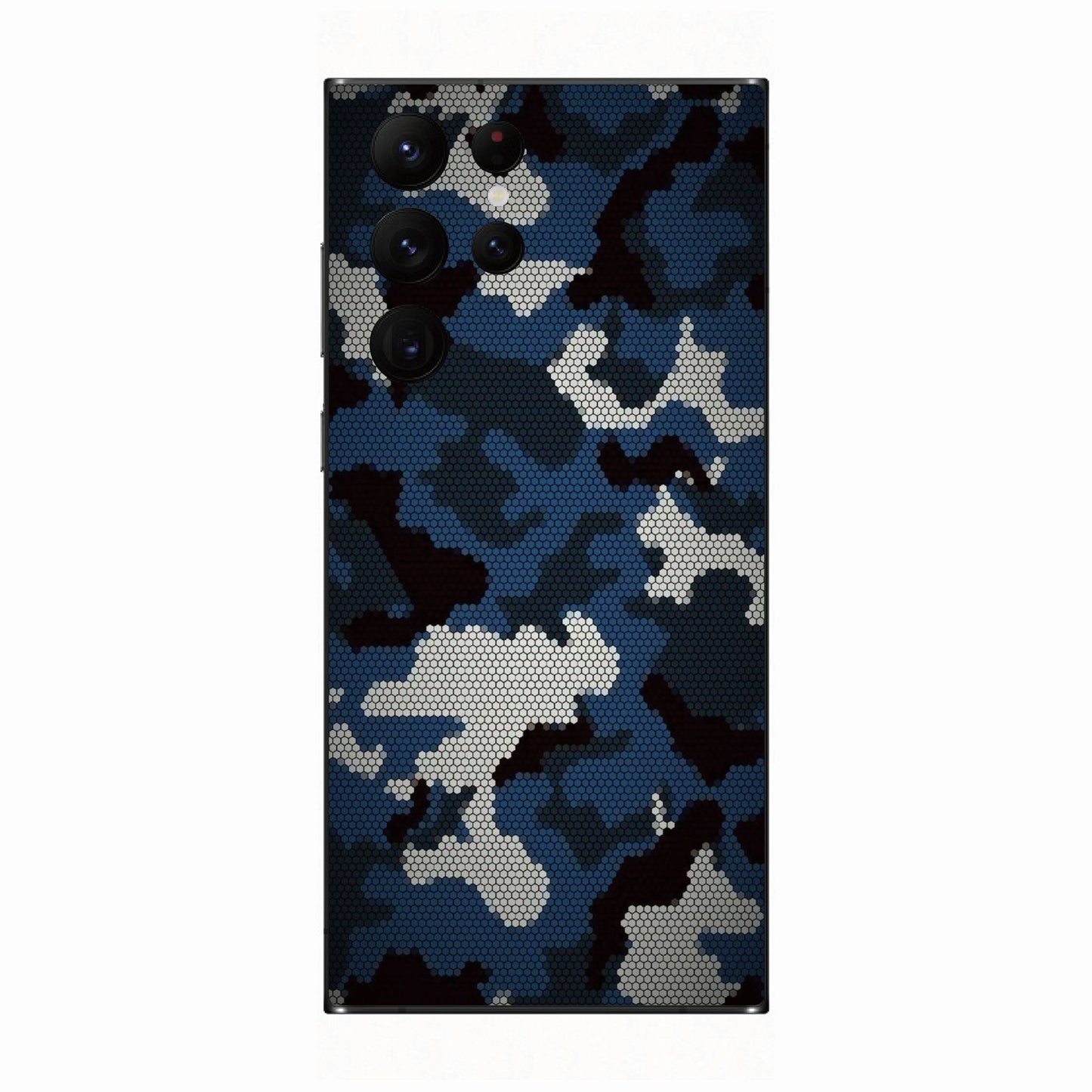 Samsung Back Protector - Blue Camouflage 軍藍迷彩