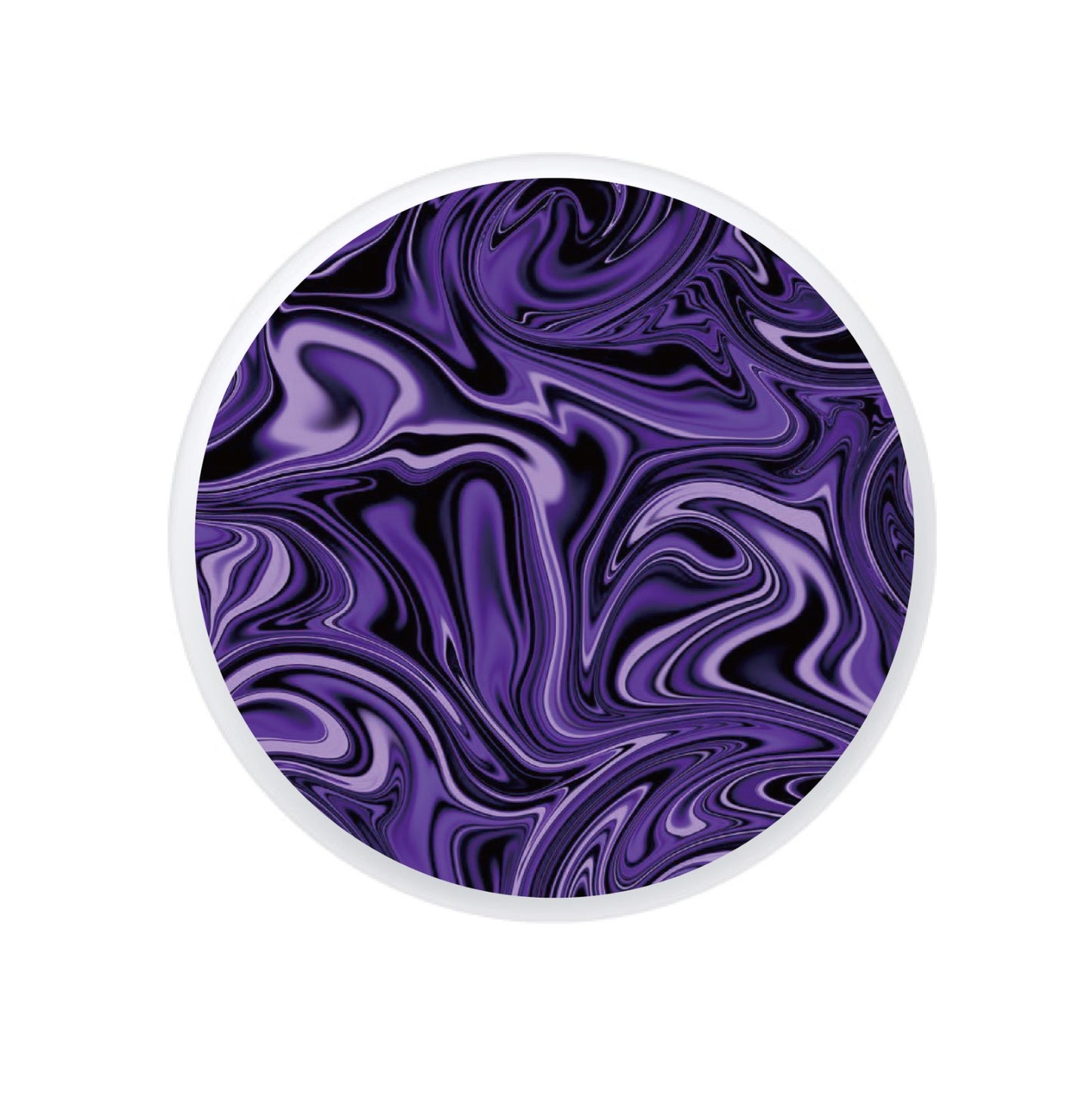 AirTag Wrap Film - Lilac Abstract Fire Flame 紫色熔岩火焰