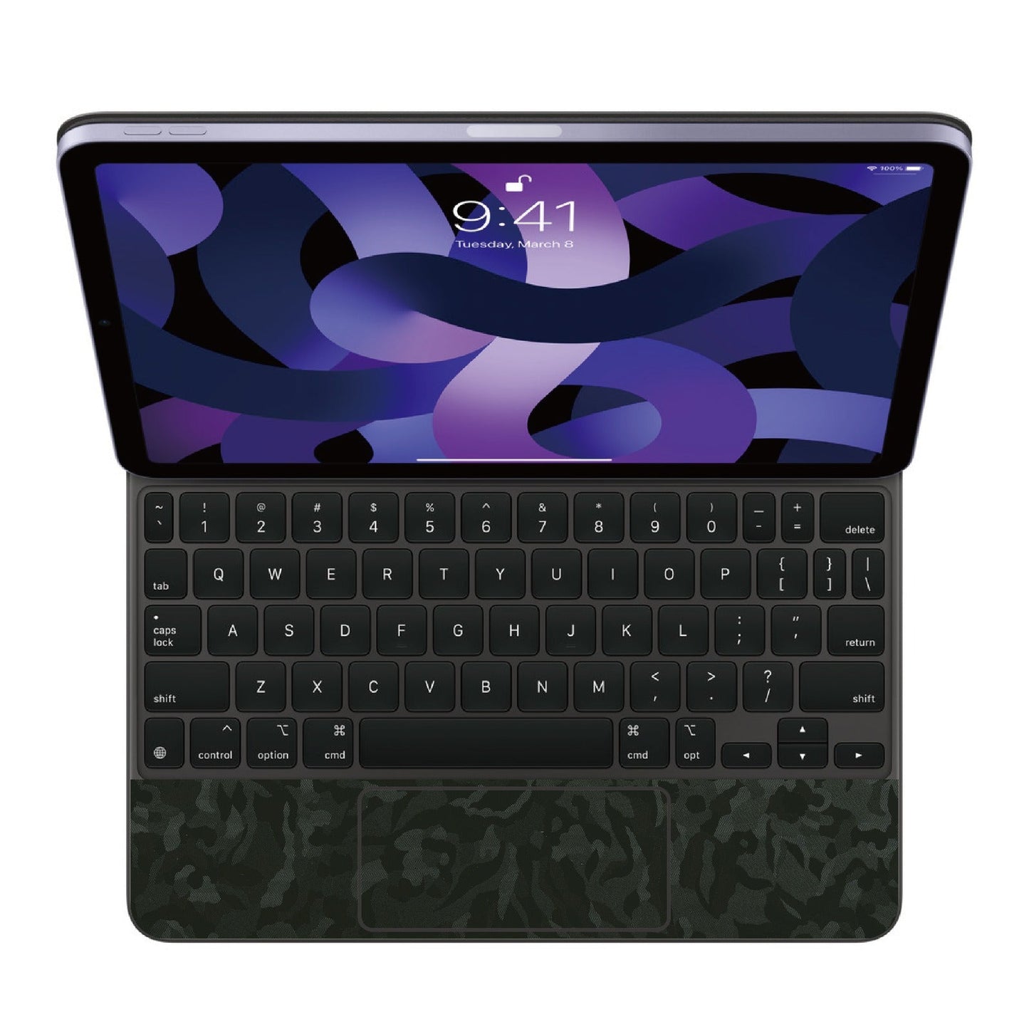 Apple Brand Keyboards for iPad 蘋果原裝精妙iPad鍵盤 - Green Camouflage 軍綠迷彩