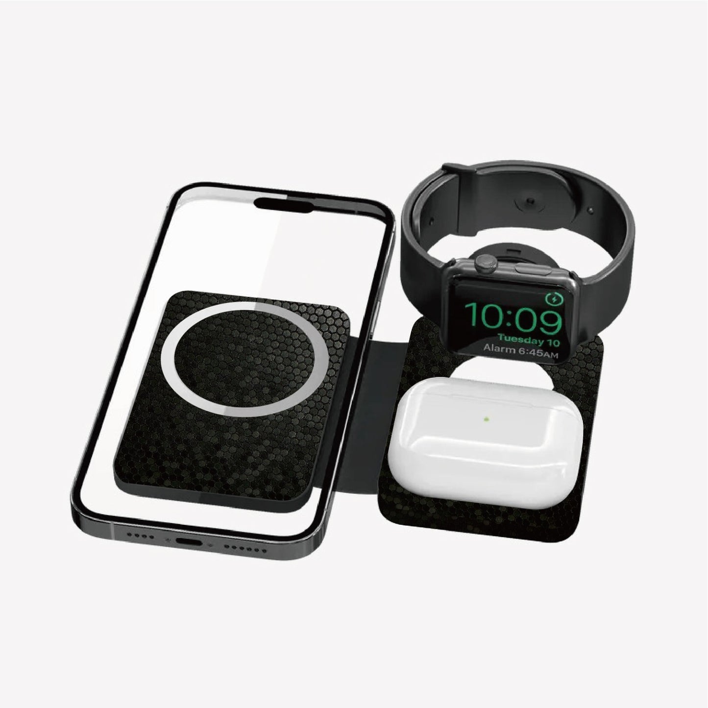 【 EGO X Airfilm 】
3in1 MAGPAD2 Magsafe 充電器 - Black Meteorite 黑隕石