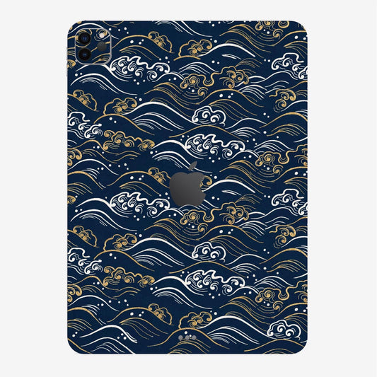 iPad wrap film - Clouds Vector Pattern 花海