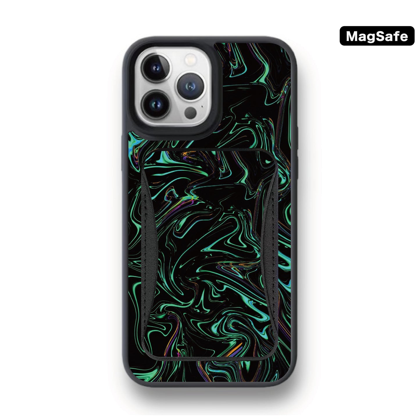 Defender Case - Green Abstract Fire Flame 綠色熔岩火焰