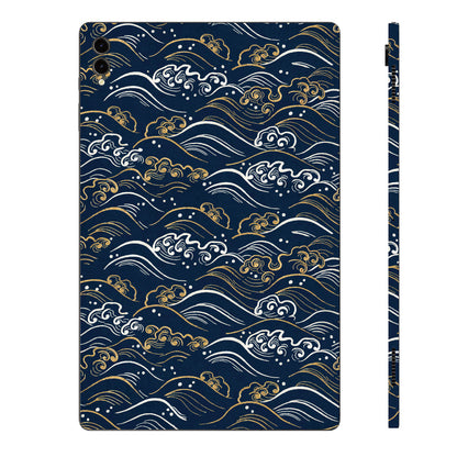 Galaxy Tab wrap film - Clouds Vector Pattern 花海