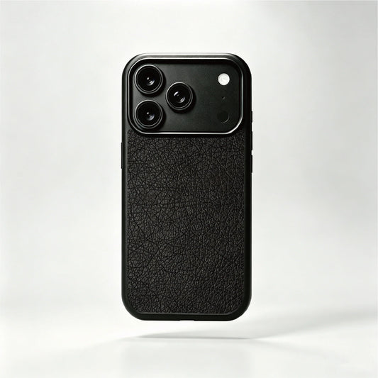 MagSafe Black Leather 黑皮革手機殻