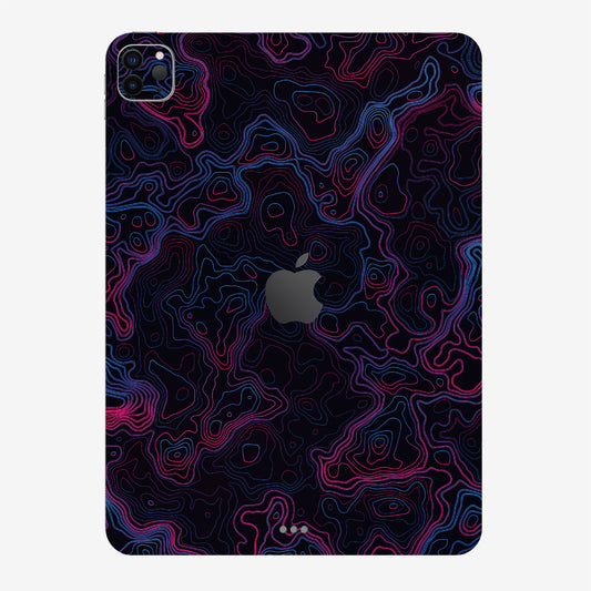 iPad wrap film - Lilac Circuit Board 紫色電路圖