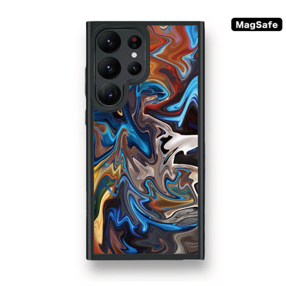 Defender Case - Multicolor Abstract Fire Flame 彩色熔岩火焰