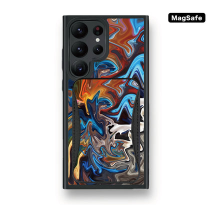 Defender Case - Multicolor Abstract Fire Flame 彩色熔岩火焰