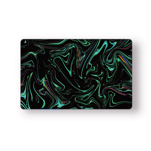 Octopus Card - Green Abstract Fire Flame 綠色熔岩火焰