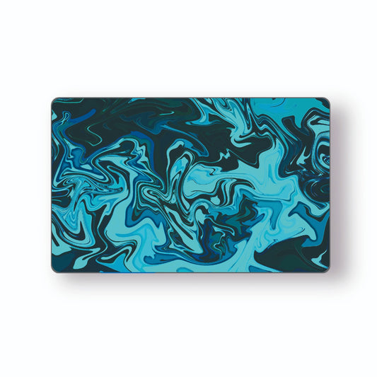 Octopus Card - Blue Abstract Fire Flame 藍色熔岩火焰