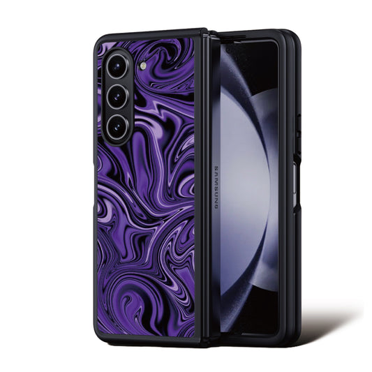 Defender Case - Lilac Abstract Fire Flame 紫色熔岩火焰