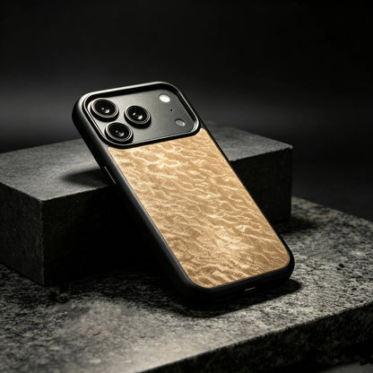MagSafe Golden Wave 鑄造金海浪手機殻