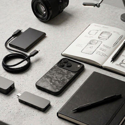 MagSafe Ghost Metallic Black 鑄造幽靈黑手機殻