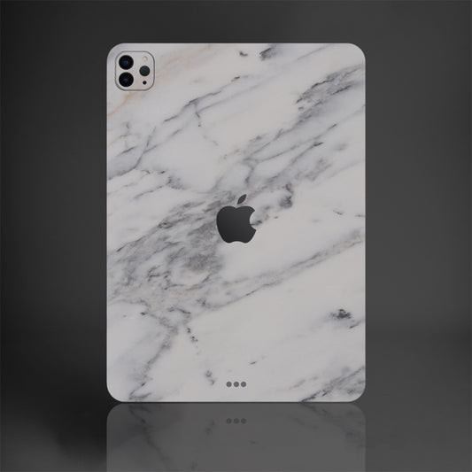 iPad wrap film - White Marble 白雲石