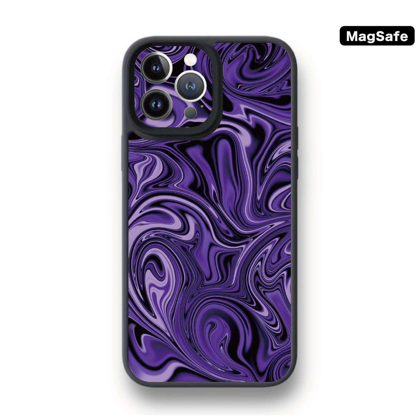 Defender Case - Lilac Abstract Fire Flame 紫色熔岩火焰