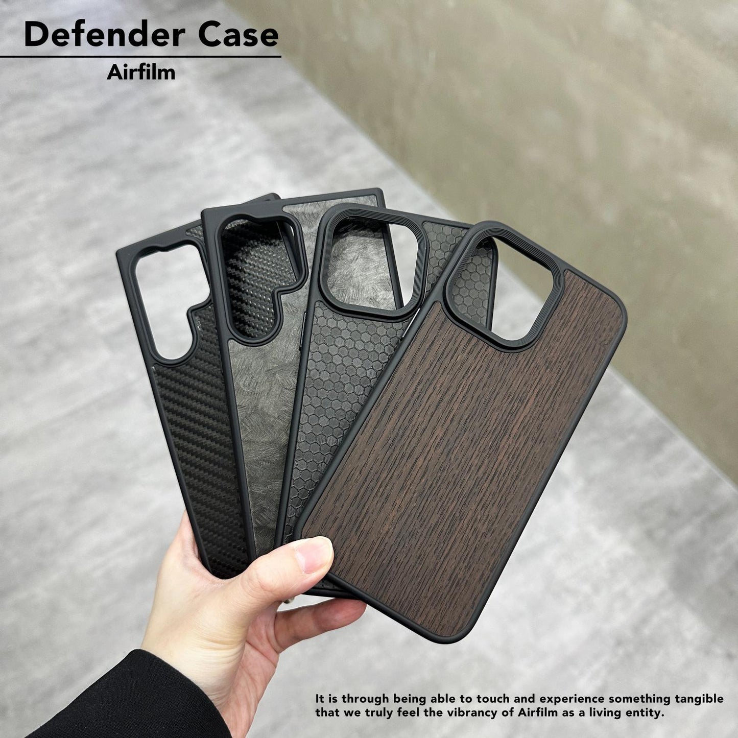 Defender Case - Ghost Metallic Black 鑄造幽靈黑