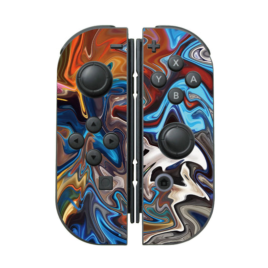 SWITCH Joy-Con - Multicolor Abstract Fire Flame 彩色熔岩火焰