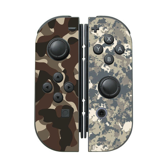 SWITCH Joy-Con - Sandy Camouflage 沙地迷彩 x Snow Camouflage 雪地迷彩