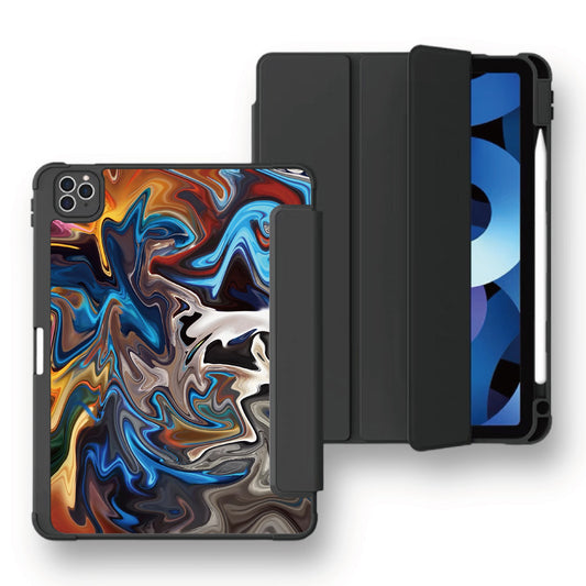 Defender Case - Multicolor Abstract Fire Flame彩色熔岩火焰