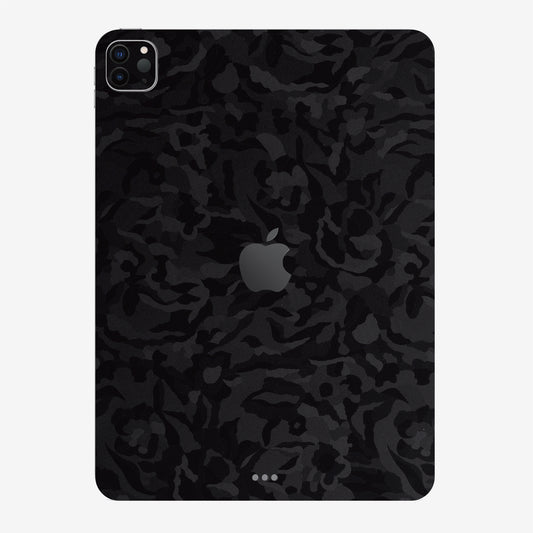 iPad wrap film - Black Camouflage 鍛黑迷彩