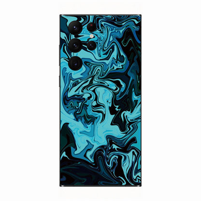 Blue Abstract Fire Flame藍色熔岩火焰